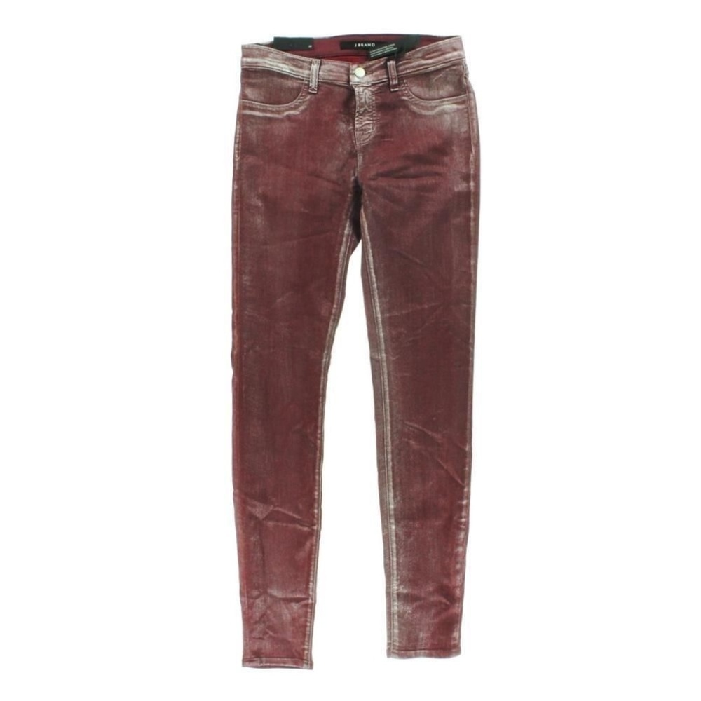 NWT J BRAND Metallic Rose Super Skinny Jean - Sz 29